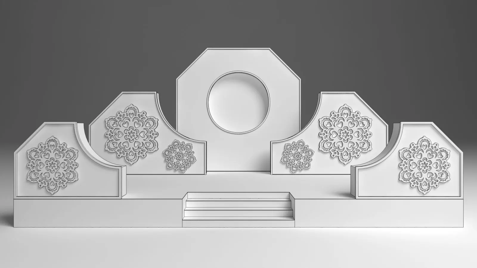 Wedding Stage 3D model