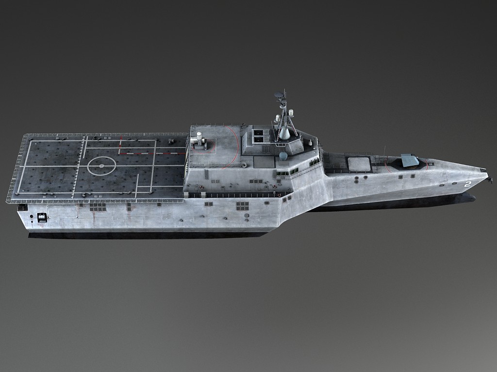USS Independence LCS-2 3D model_9