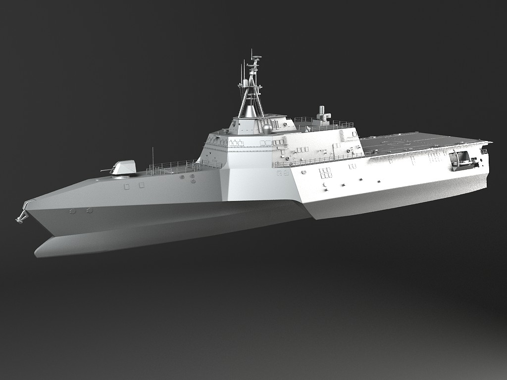 USS Independence LCS-2 3D model_10