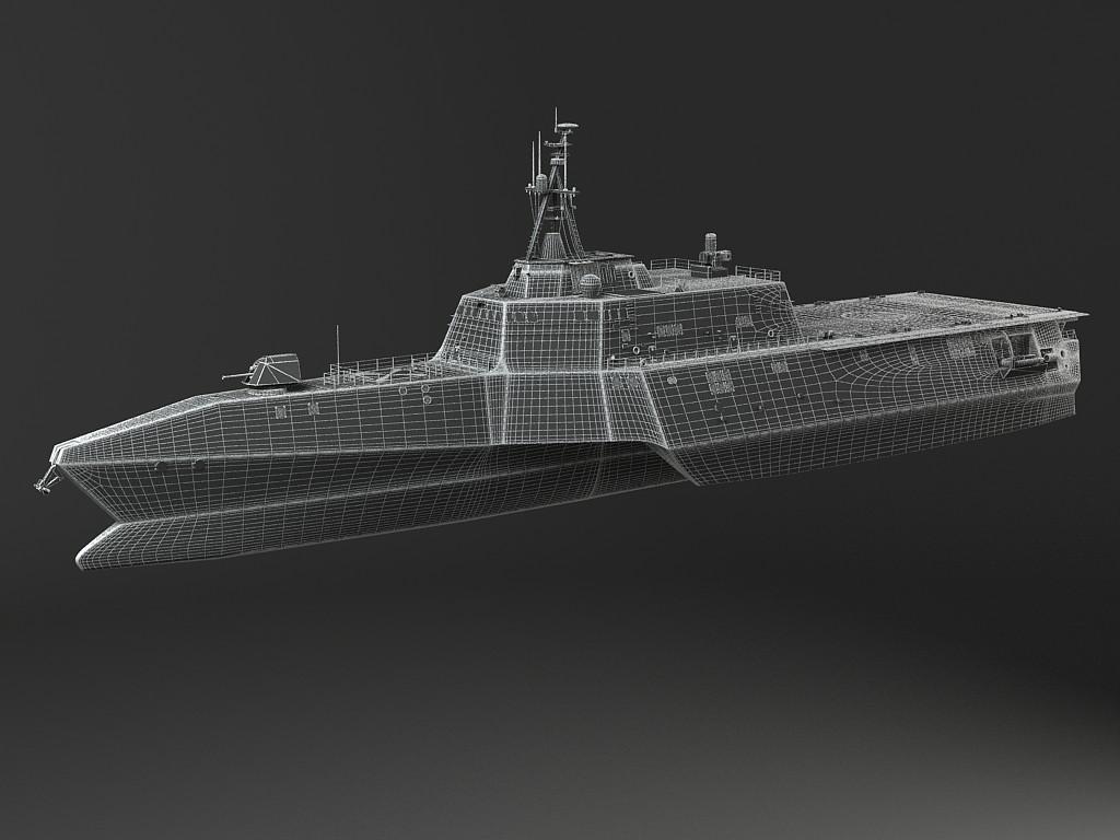 USS Independence LCS-2 3D model_14