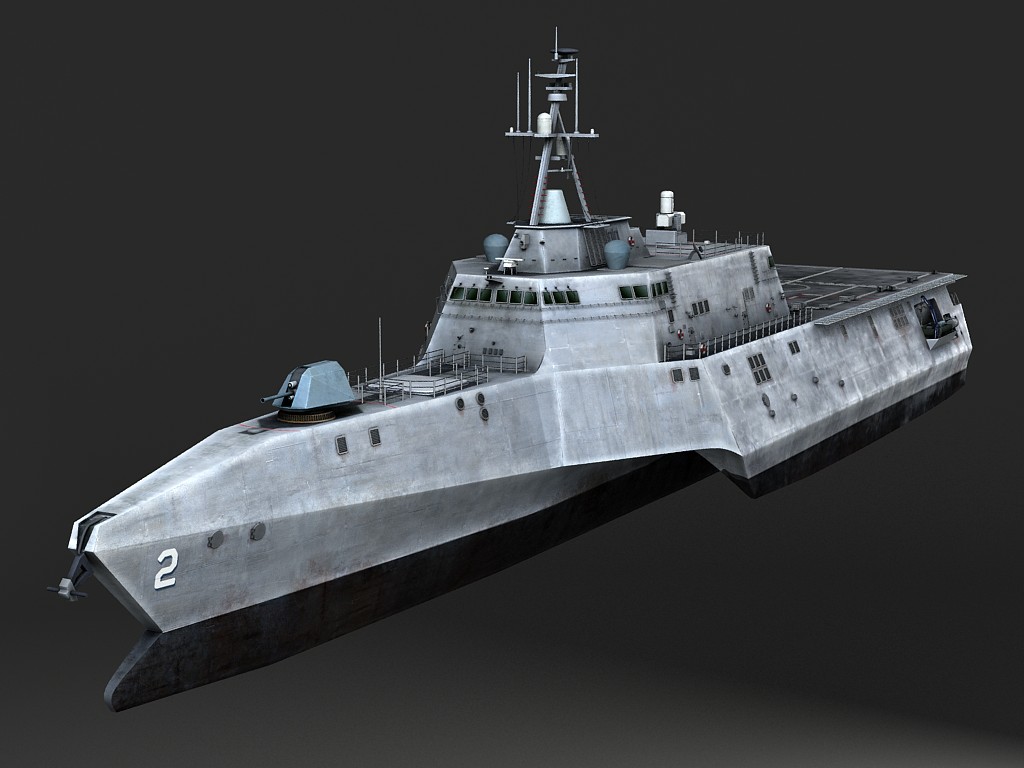 USS Independence LCS-2 3D model_1