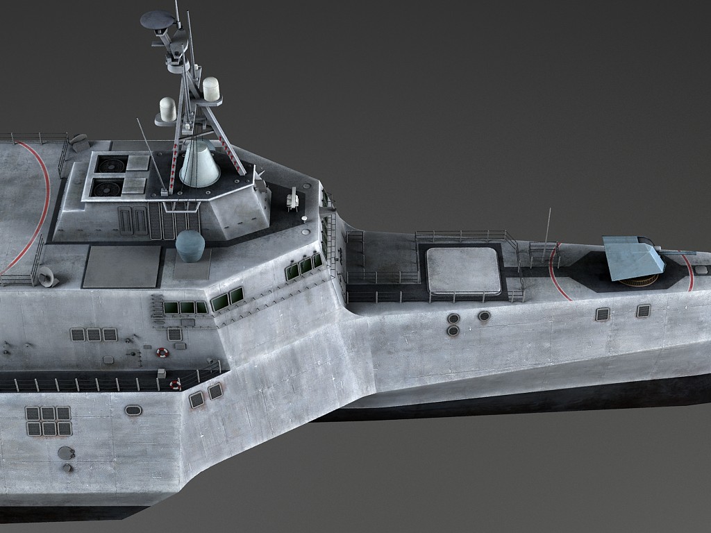 USS Independence LCS-2 3D model_3