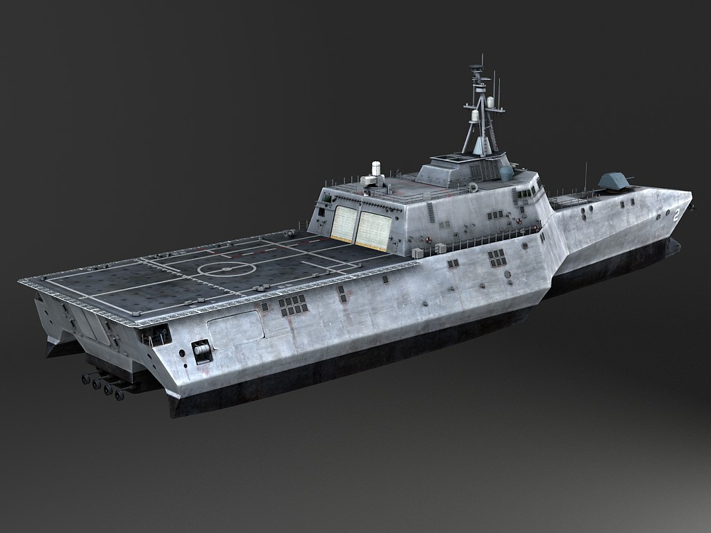 USS Independence LCS-2 3D model_7