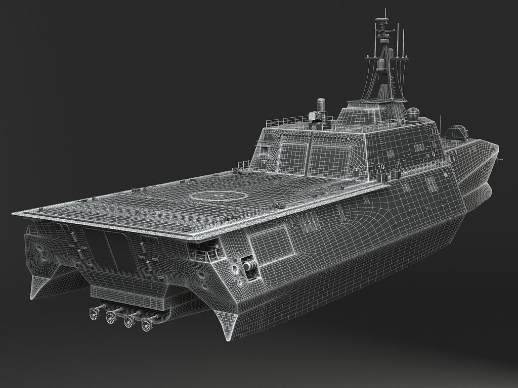 USS Independence LCS-2 3D model_17