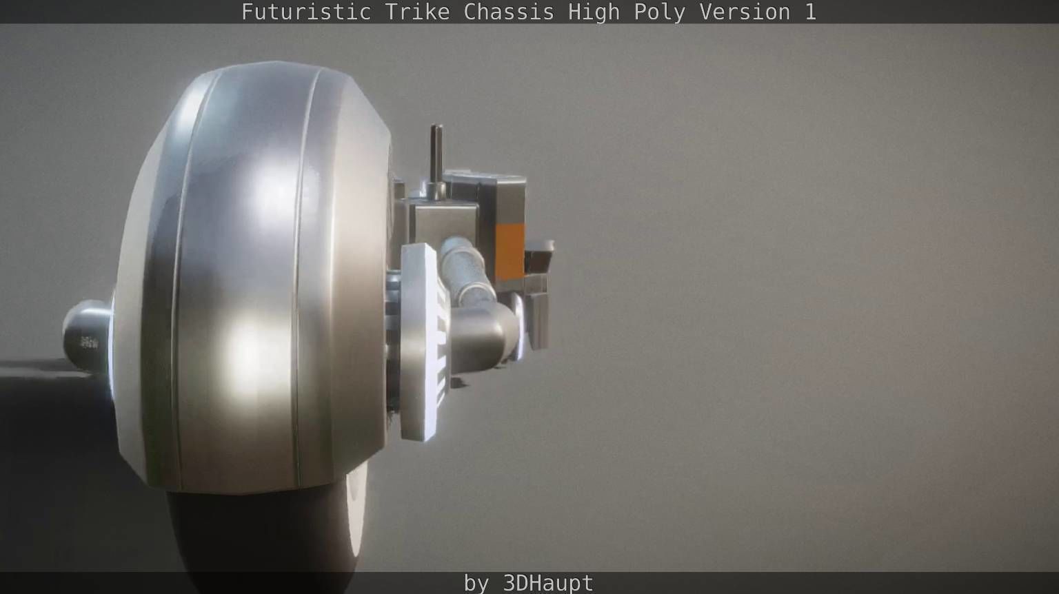 Futuristic Trike Chassis High Poly Version 1 3D model_20