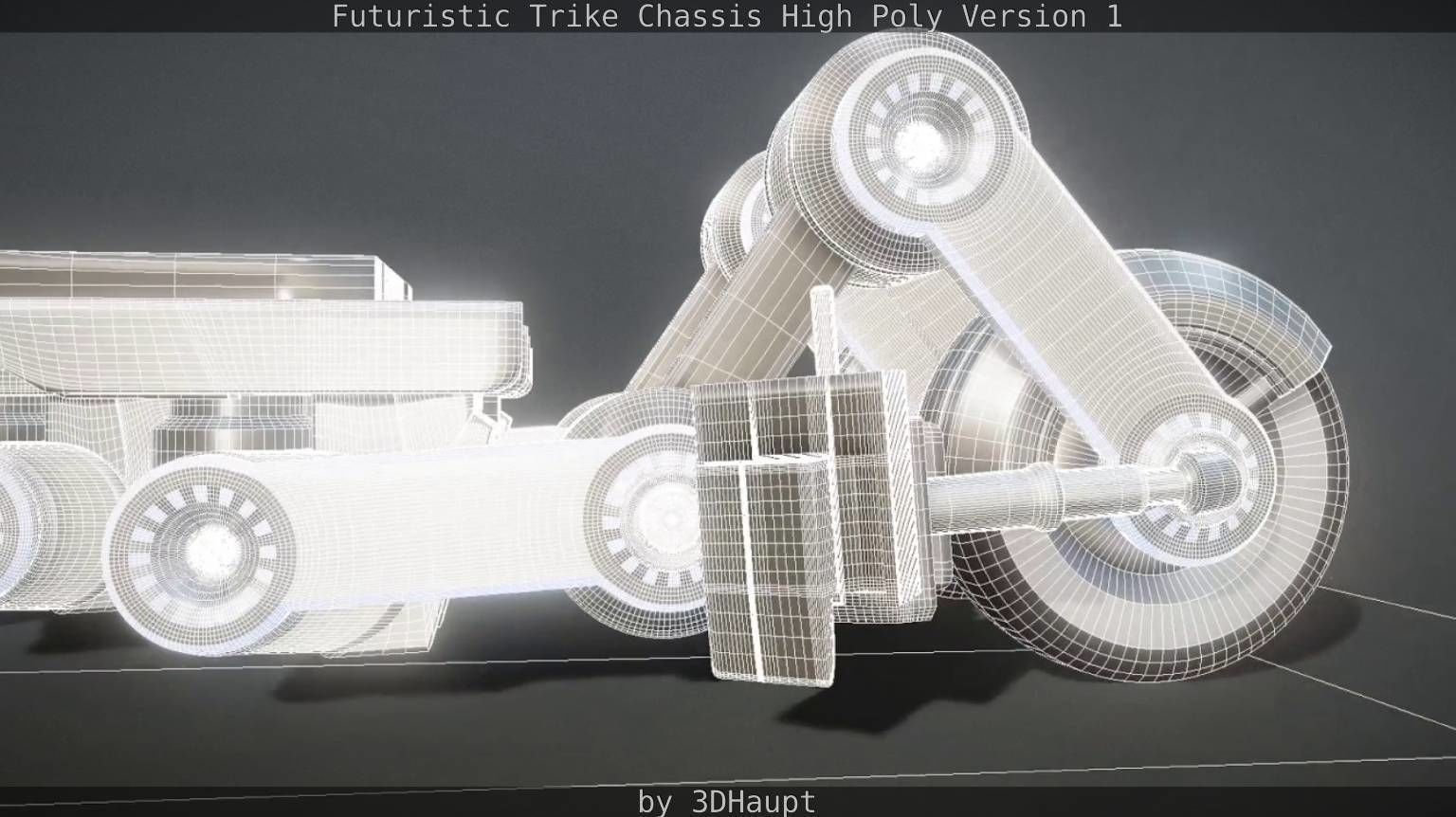 Futuristic Trike Chassis High Poly Version 1 3D model_72