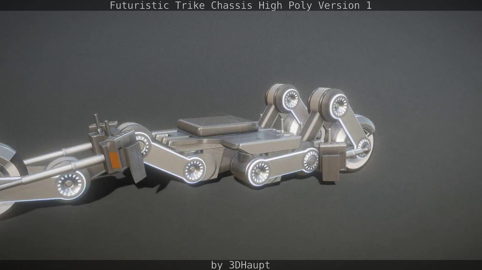 Futuristic Trike Chassis High Poly Version 1 3D model_53