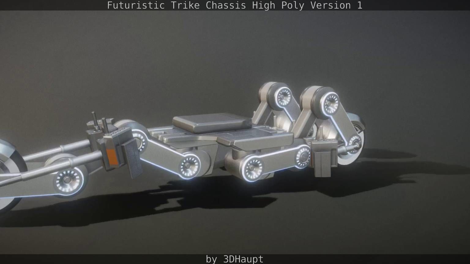 Futuristic Trike Chassis High Poly Version 1 3D model_52