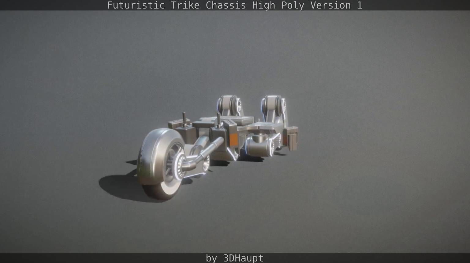 Futuristic Trike Chassis High Poly Version 1 3D model_46