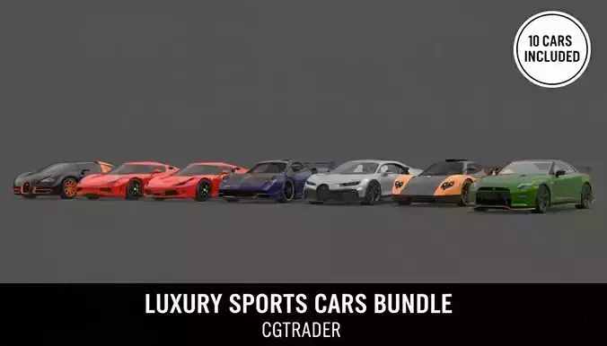 Ultimate Hypercar Mega Bundle 10 Iconic Legends x2 Complete 