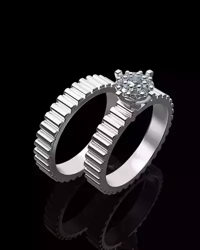 Unique Diamond Wedding SET collection