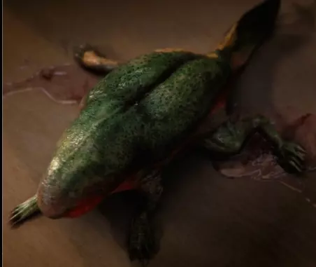 DArtagnan Dustins Pet Creature Stage 2 3D Model Stranger Things Low-poly 3D model