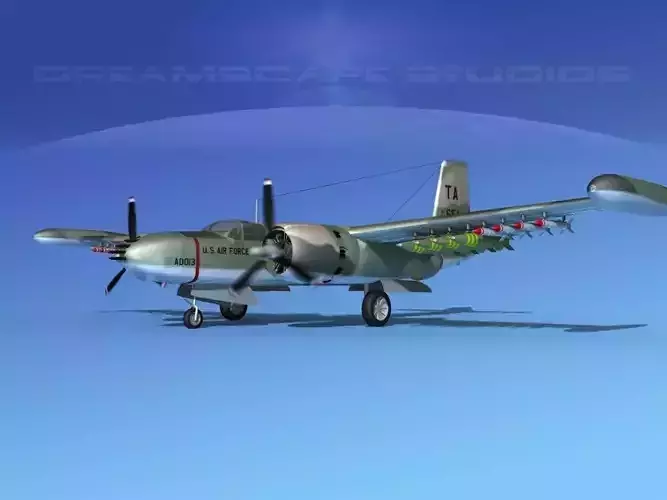 Douglas A-26K Invader USAF Vietnam 3