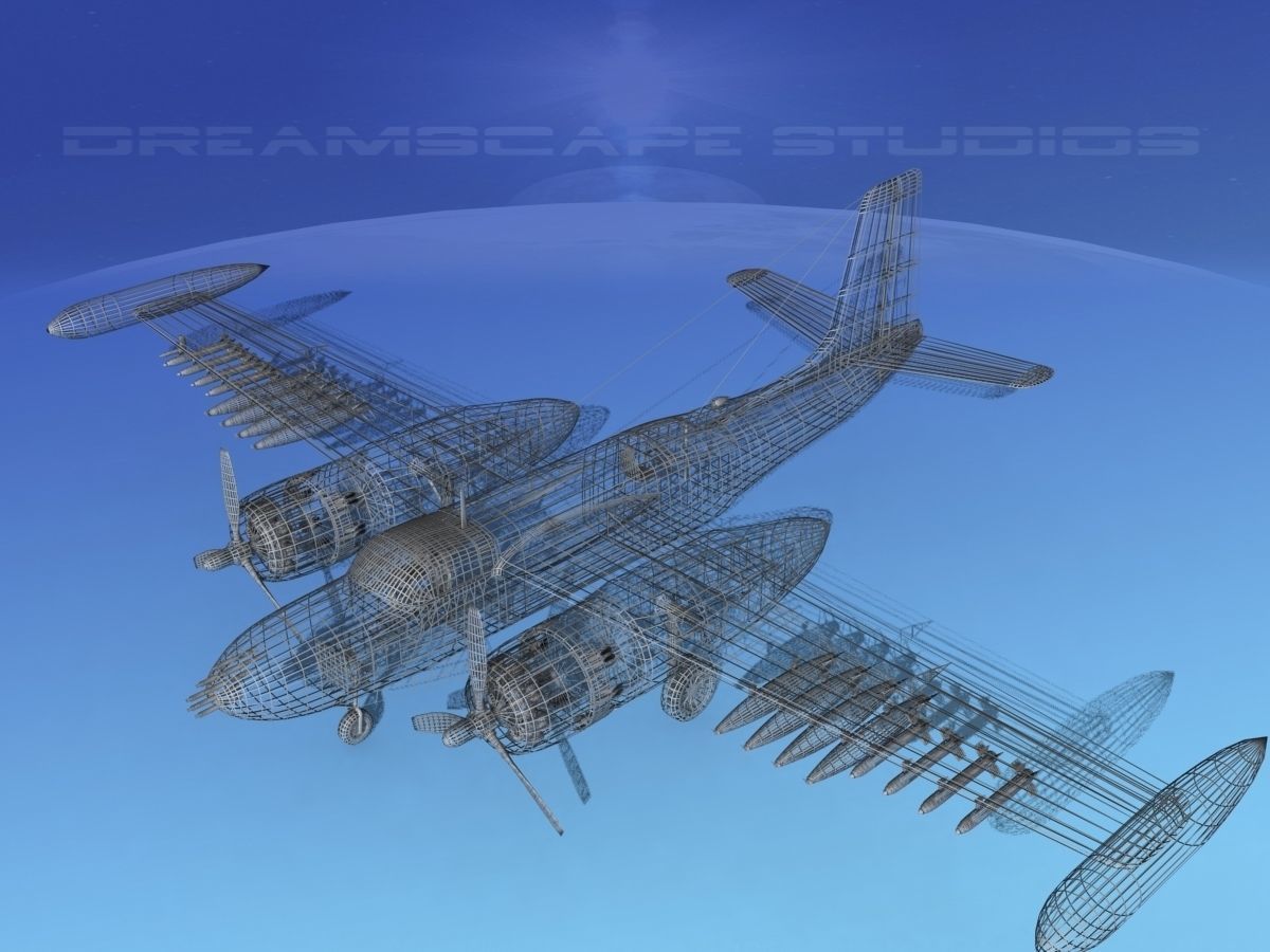 Douglas A-26K Invader COIN 3D model_16