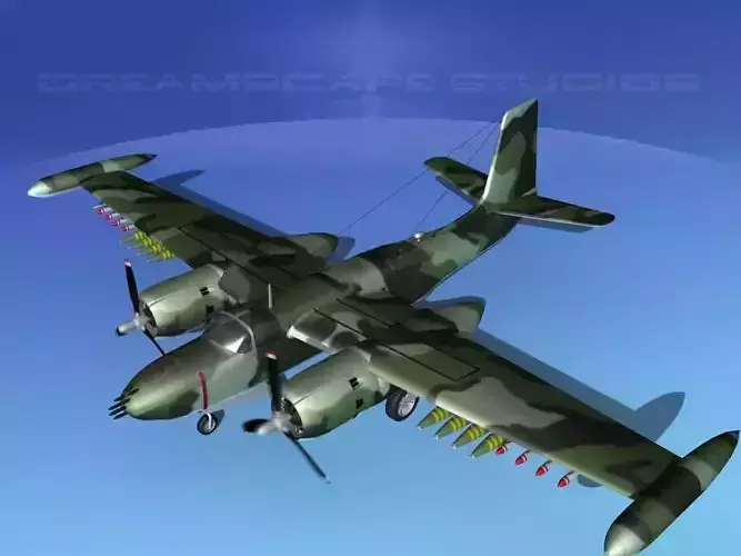 Douglas A-26K Invader COIN