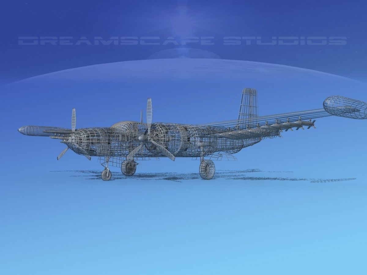 Douglas A-26K Invader COIN 3D model_11