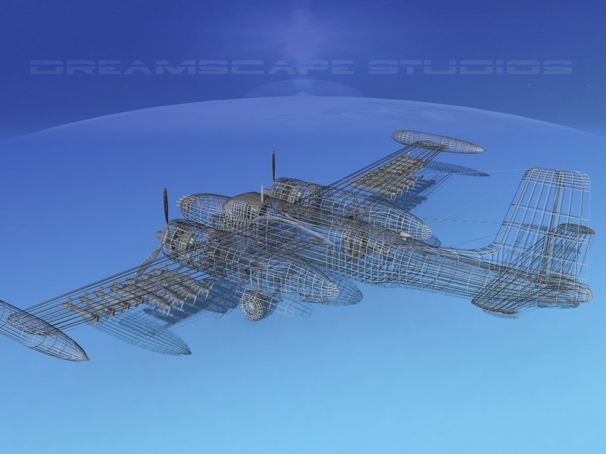 Douglas A-26K Invader Anti Cuba 3D model_14