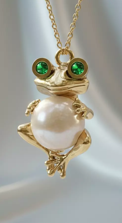 pendant frog 3D print model