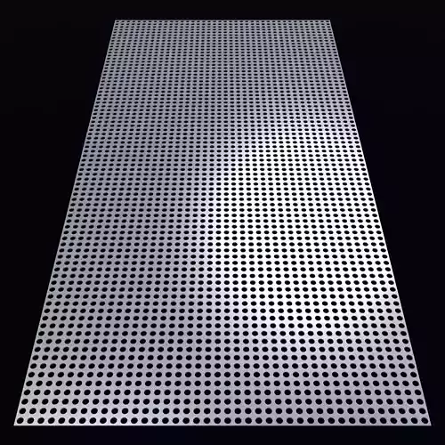 Perforated panel with 35 percent opening 25O53 3D model