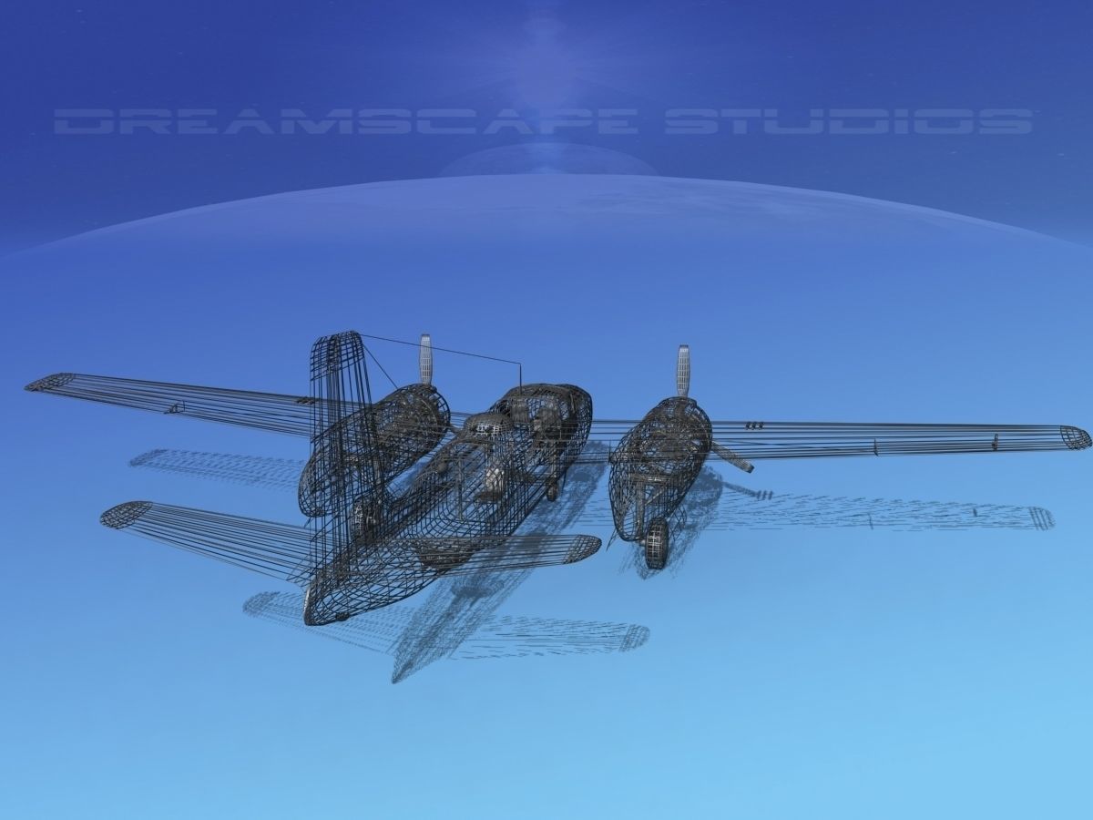 Douglas B-26B Invader France 3D model_13