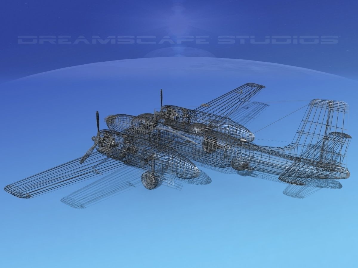 Douglas B-26B Invader France 3D model_14