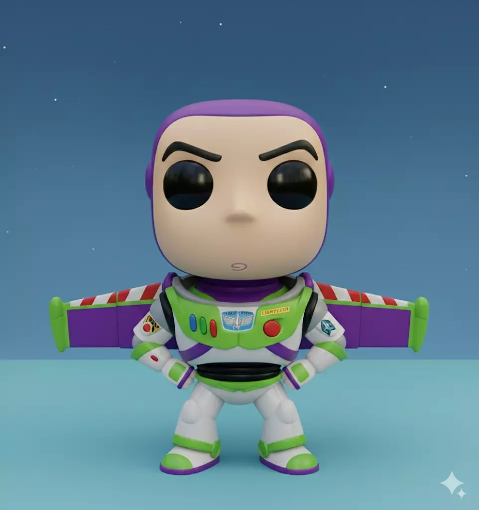 Buzz Lightyear Kawaii Collectible 3D Figure 3D print model
