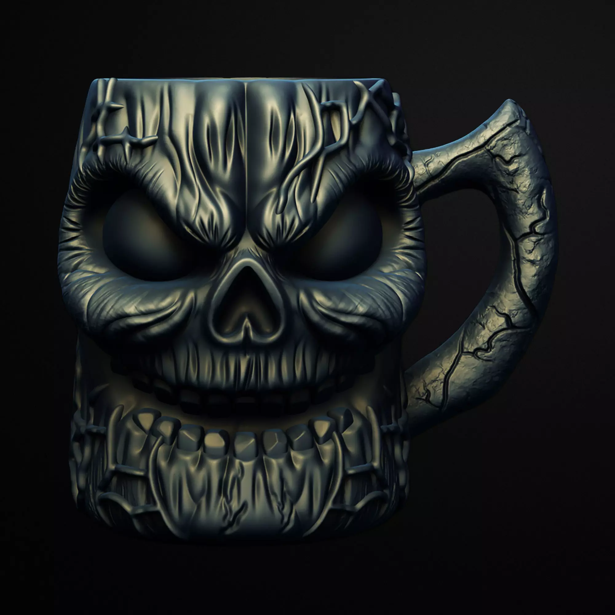 Goblet Pumpkin Mug 3D Printable STL File 3D print model