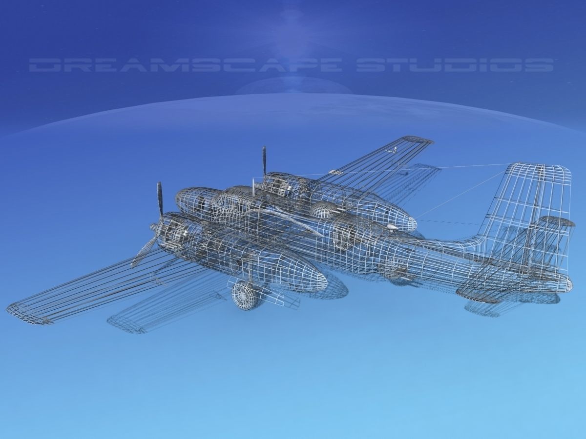 Douglas B-26C Invader IADF 3D model_15