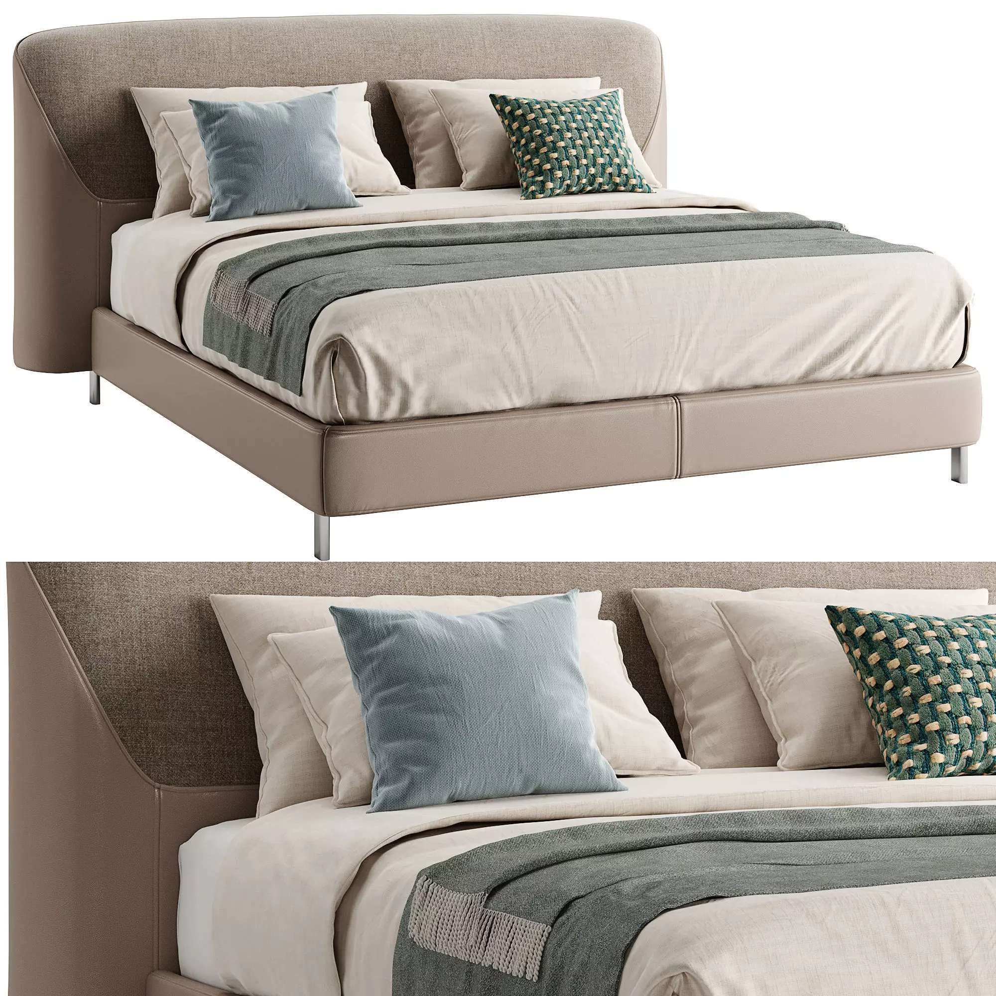 Joel Bed by Turri 3D model