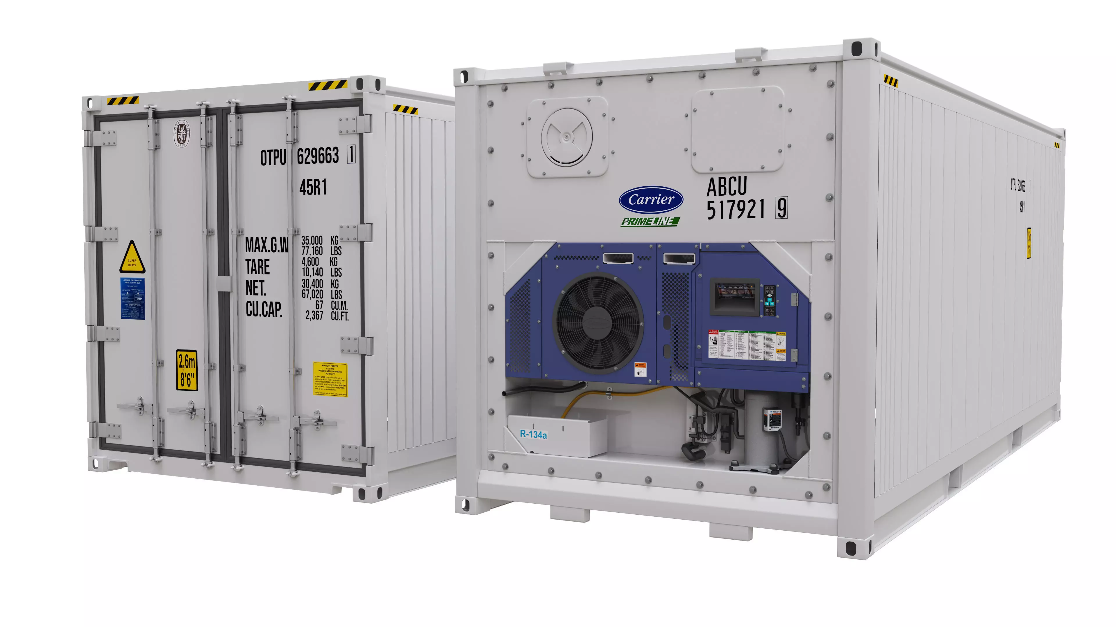 Refrigerated Container 3D model