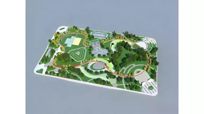 Landscape Park 3D model
