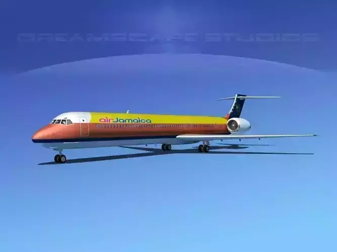McDonnell Douglas MD80 Air Jamaica 3D model