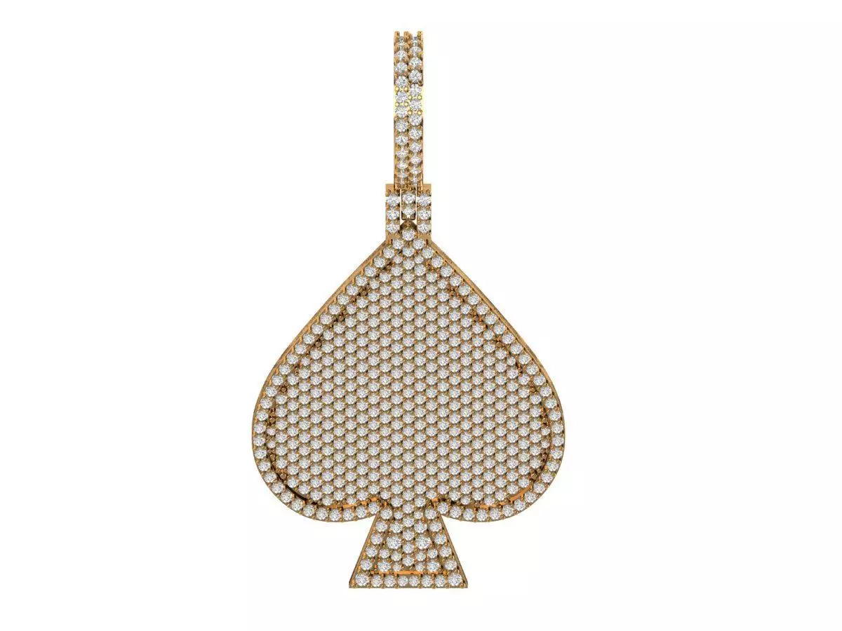 Spades Pendadnt 3D print model