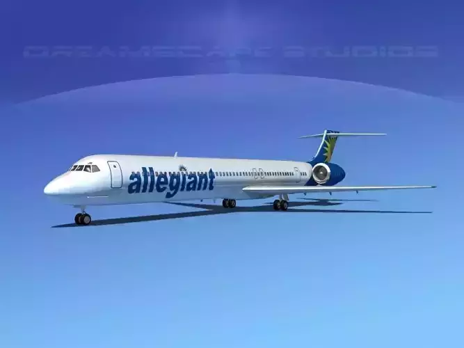 McDonnell Douglas MD80 Allegiant 3D model