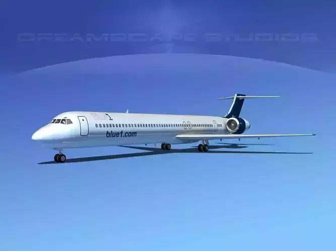 McDonnell Douglas MD80 Blue1