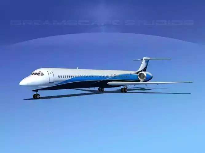 Douglas MD-80 Corporate 3 3D model