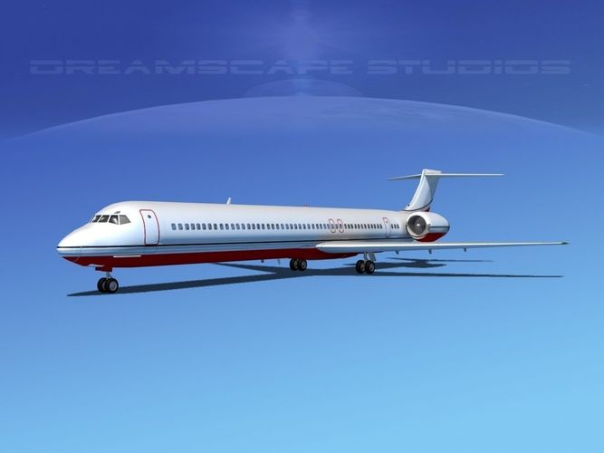 Douglas MD-80 Corporate 4 3D model