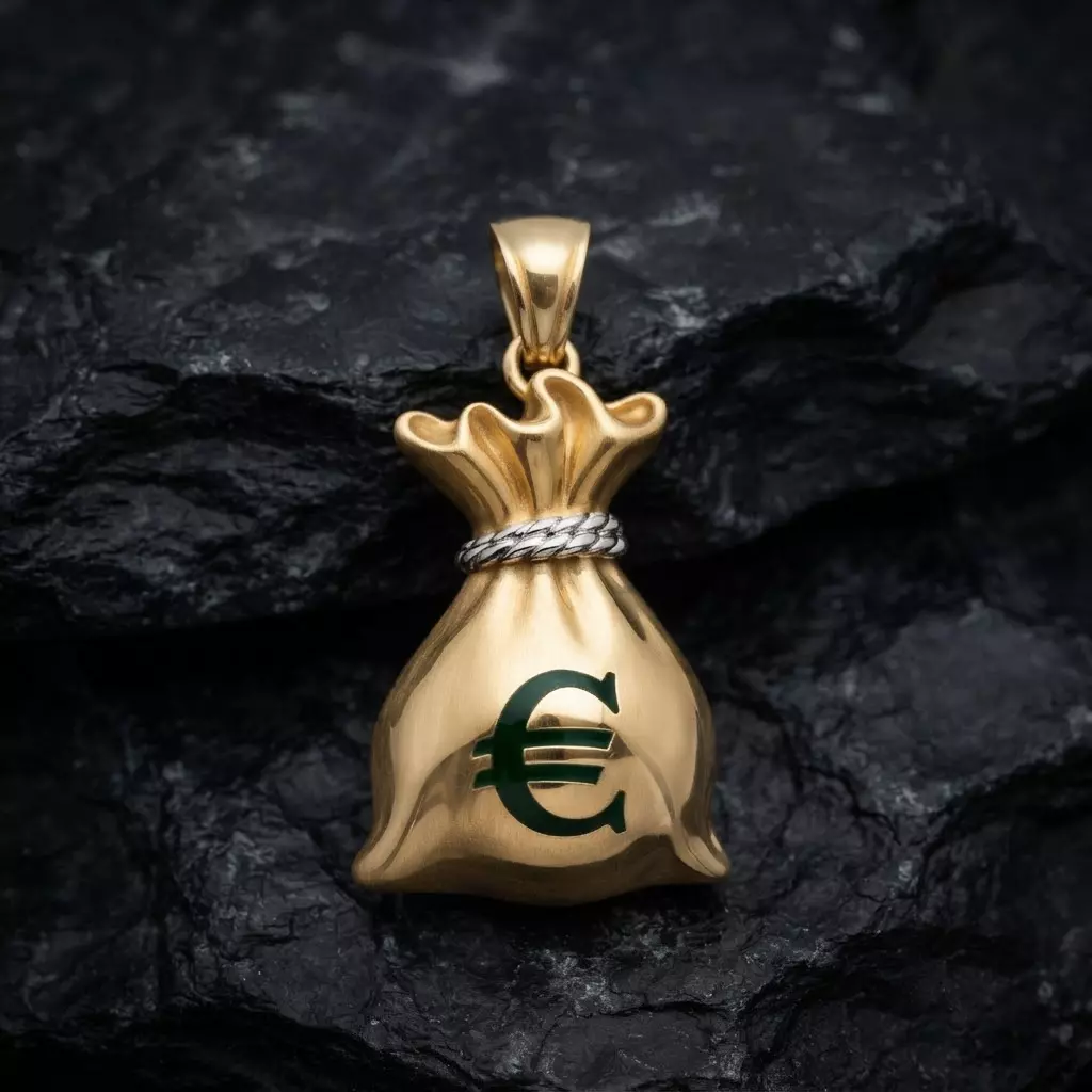 Money Bag Pendant v2 3D print model