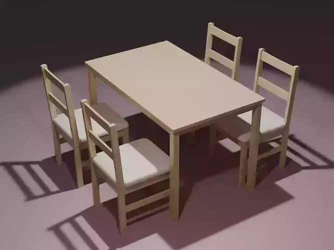 Dining Table and Chair
