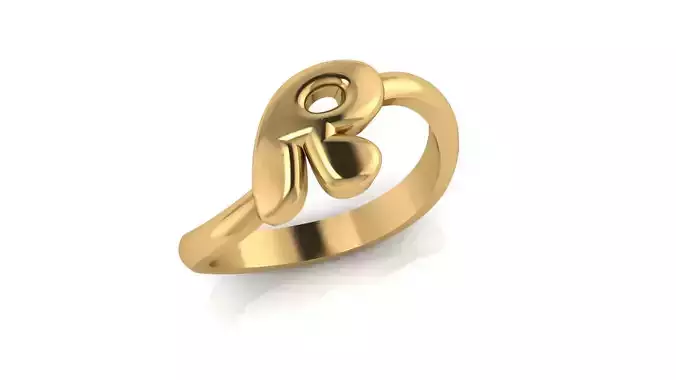 R alphabet baypass ring
