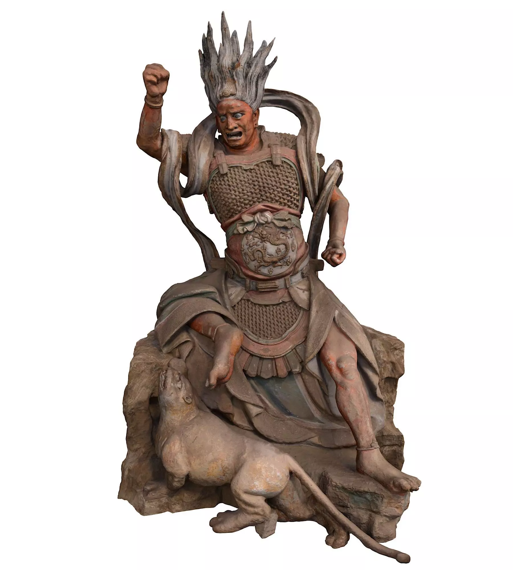 Deity Statue Sculpture 3D model