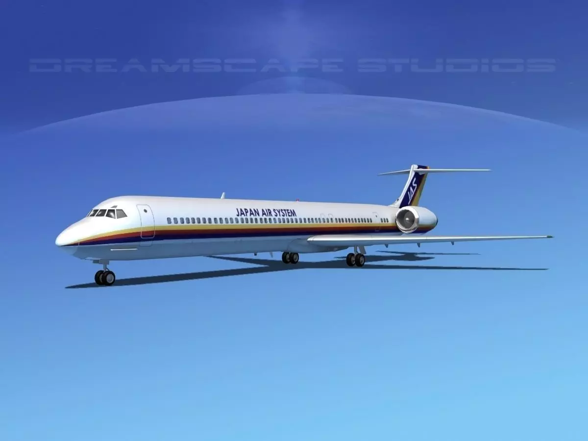 McDonnell Douglas MD-80 JAS 3D model_0