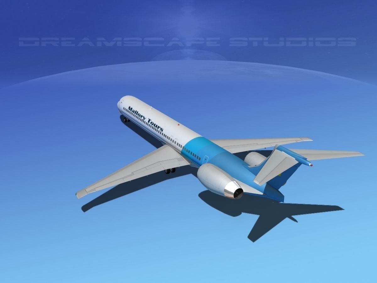 Douglas MD-80 Mallory Tours 3D model_7