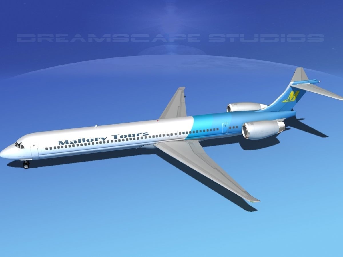 Douglas MD-80 Mallory Tours 3D model_9