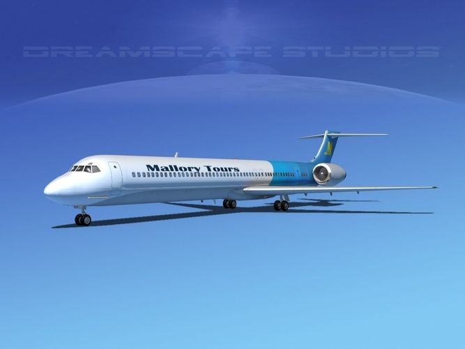 Douglas MD-80 Mallory Tours 3D model