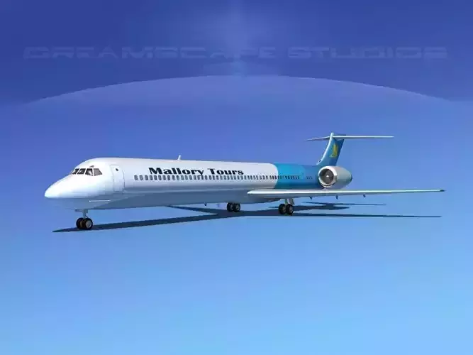 Douglas MD-80 Mallory Tours 3D model
