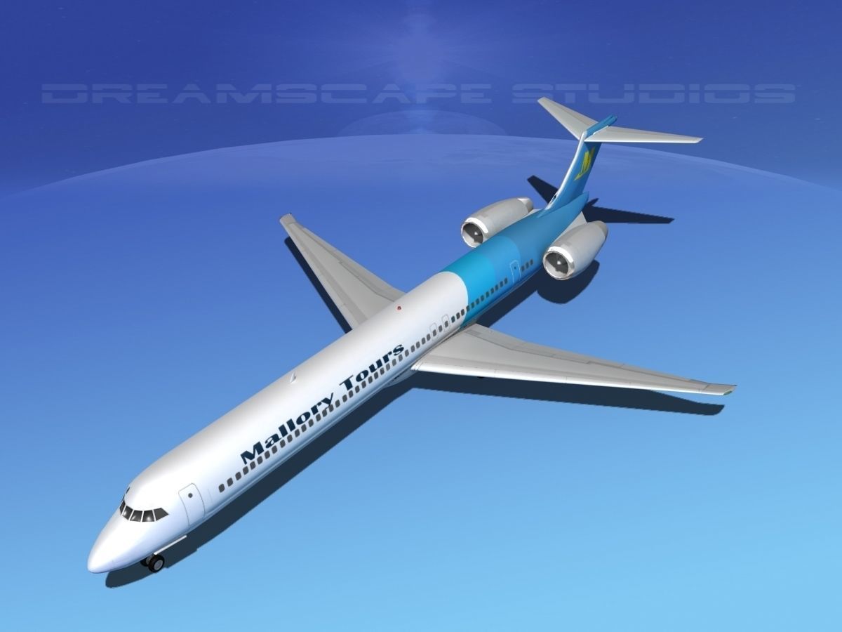 Douglas MD-80 Mallory Tours 3D model_10