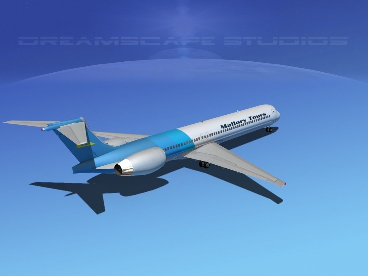 Douglas MD-80 Mallory Tours 3D model_5