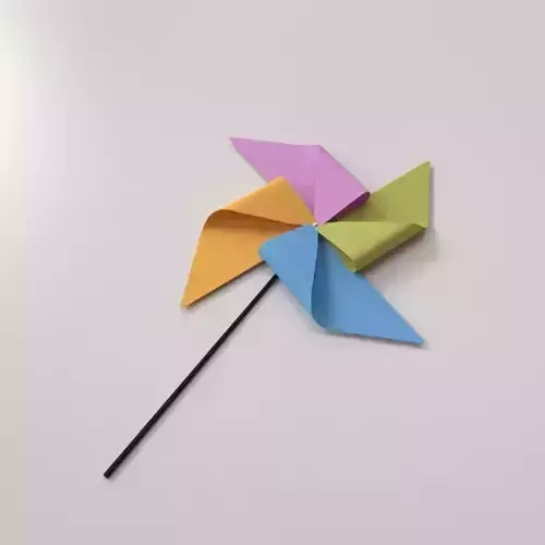 Pinwheel origami paper