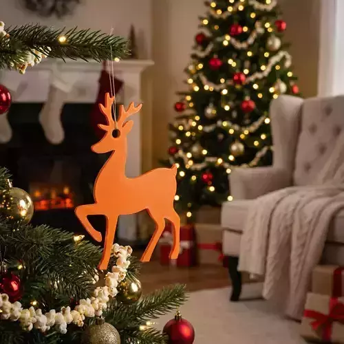 Reindeer Christmas Ornament